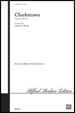 cover Charlottown SSA choral sheet music cover